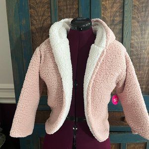 2 FOR $25 - Children's Place Snuggly Sherpa Lined Hoodie Open Front - Runs LARGE